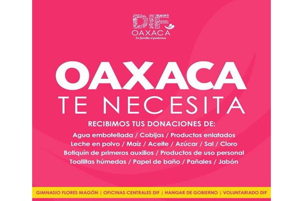 Oaxaca te necesita