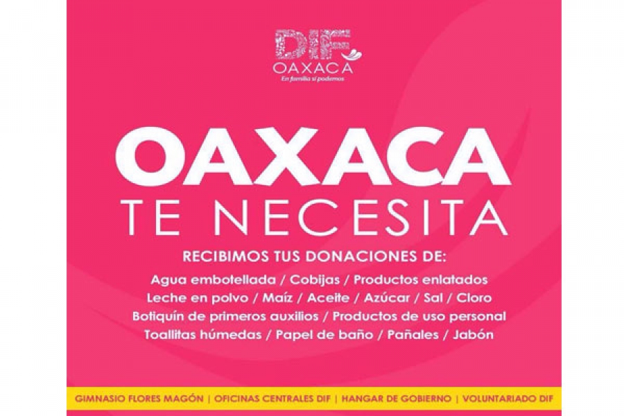 Oaxaca te necesita