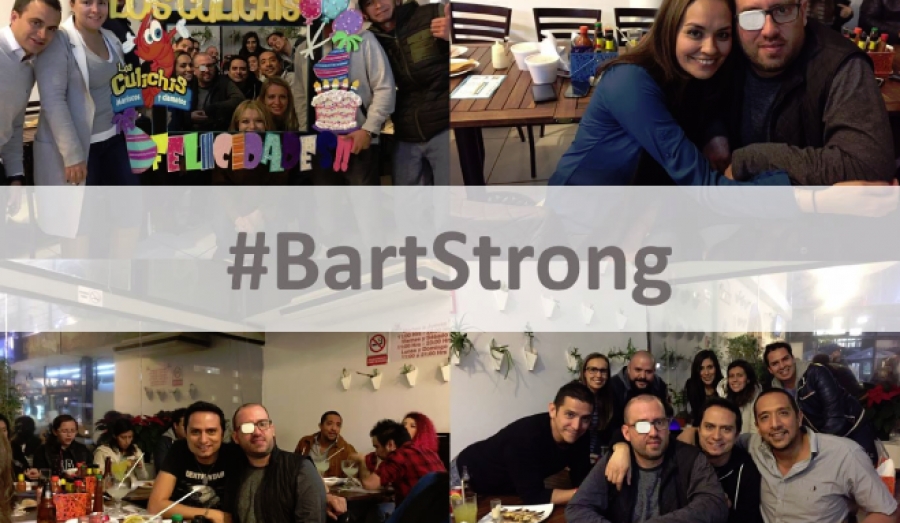 Gracias a tí llegamos a la meta de recaudación para #BartStrong